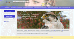 Desktop Screenshot of falknerei-erlebnis.com